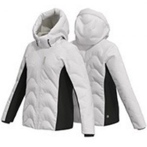 GIACCA SCI DONNA COLMAR 2814 9XB LAPPONIA 01 BIANCO-NERO PIUMINO