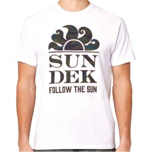 MAGLIETTA UOMO SUNDEK LOGO FOLLOW THE SUN T-SHIRT M026TEJ7853 00600