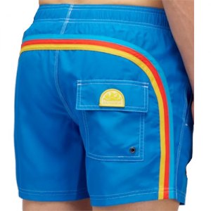 BOXER MARE SUNDEK M504BDRT300 08901 BOARDSHORT RAINBOW ELASTIC WAIST 14