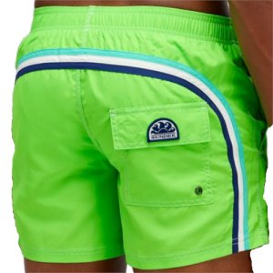 BOXER MARE SUNDEK M504BDRT300 A3501 BOARDSHORT RAINBOW ELASTIC WAIST 14