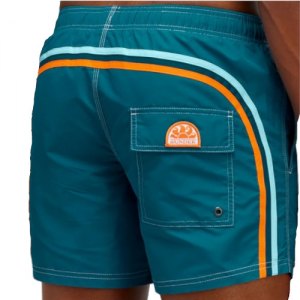 BOXER MARE SUNDEK M504BDTA100 01203 BOARDSHORT RAINBOW ELASTIC WAIST 14