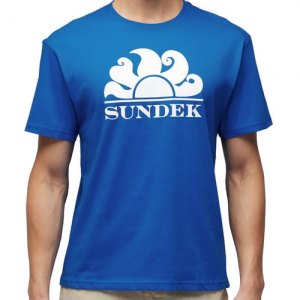 MAGLIETTA SUNDEK NEW SIMEON LOGO T-SHIRT M021TEJ7800 A2201