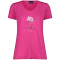 Maglia  Trekking Manica Corta Donna CMP WOMAN T-SHIRT STRETCH 31T8466 H820