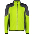 Pile CMP MAN JACKET MELANGE GRID TECH STRETCH 34G1567 E124 ACIDO