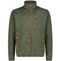 Pile CMP MAN JACKET JACQUARD KNITTED 34H2687 E935 OLIVE