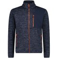 Pile CMP MAN JACKET JACQUARD KNITTED 34H2687 M862 BLU