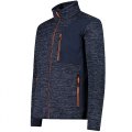 PILE CMP MAN JACKET JACQUARD KNITTED 34H2687 M862 BLU