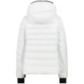 GIACCA SCI TRAPUNTATA DONNA CMP WOMAN JACKET FIX HOOD TWILL 34W4406 A001 BIANCO