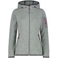 Pile Donna CMP WOMAN JACKET FIX HOOD KNITTED 3H19826 09ES MINERAL