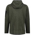 PILE CMP MAN JACKET FIX HOOD KNITTED 3H60847N 20ES OLIVE