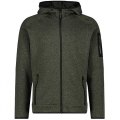 Pile CMP MAN JACKET FIX HOOD KNITTED 3H60847N 20ES OLIVE