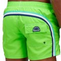 SUNDEK M504BDRT300 A3501 BOARDSHORT RAINBOW ELASTIC WAIST 14" costume uomo boxer